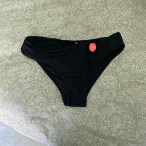 Basic black bikini bottoms